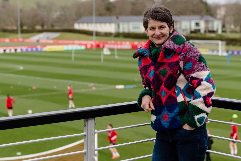 McAllister played for Cardiff City for 12 years and became captain of Wales. She is now a professor at Cardiff University and sports governance professional.