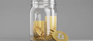 Bitcoin in a jar