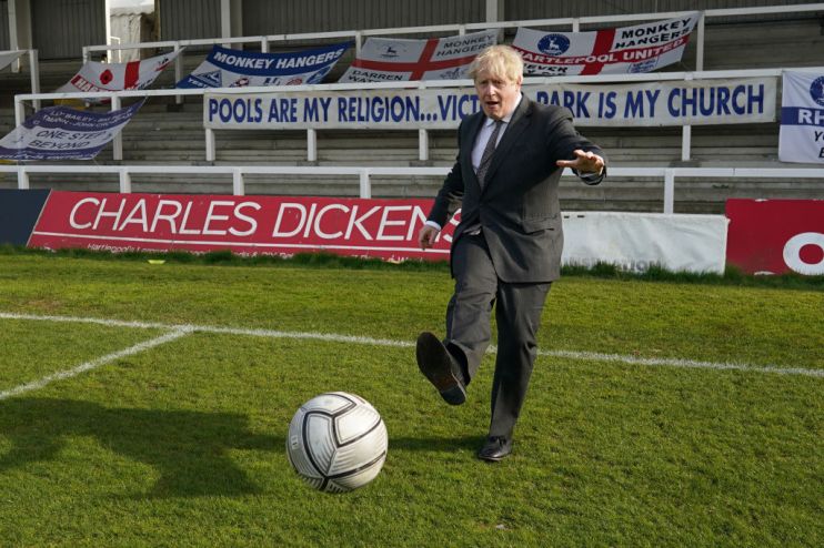 Boris Johnson Campaigns In The Hartlepool By-election
