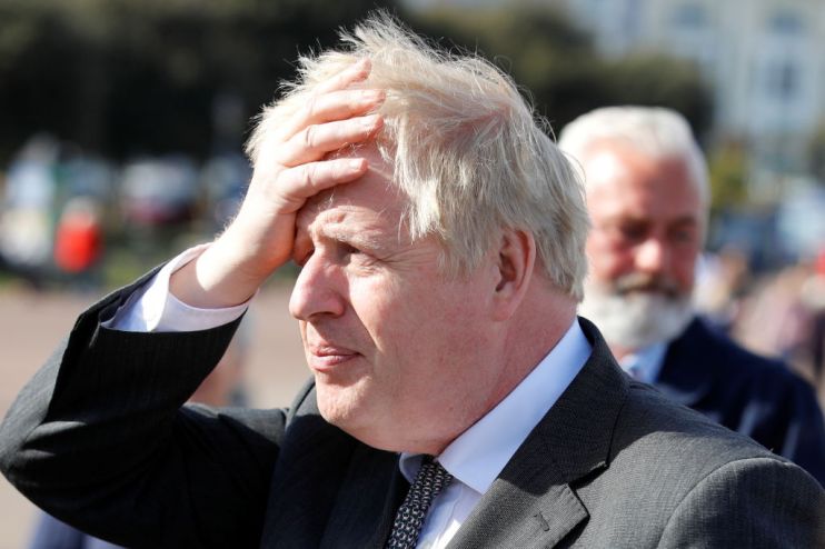 Boris Johnson  Campaigns In Wales Ahead Of Elections