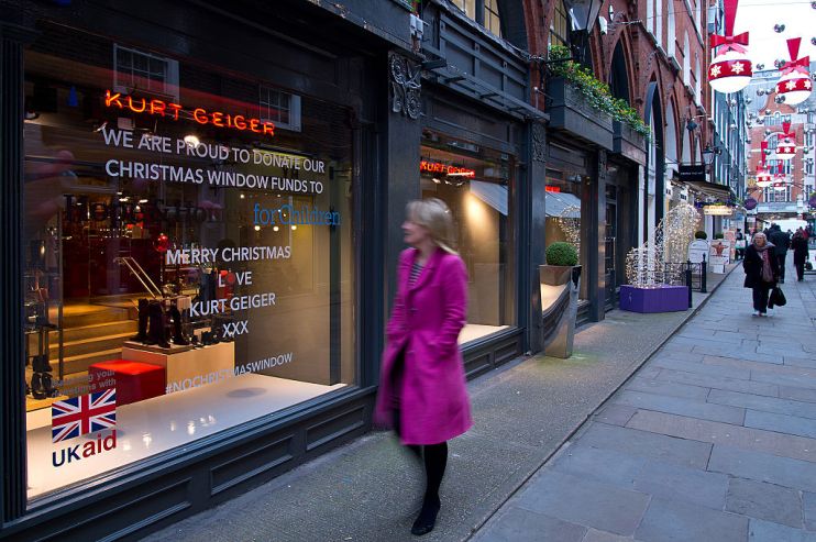 Kurt Geiger And Charity Hope And Homes For Children Unveil 'No Christmas Window'