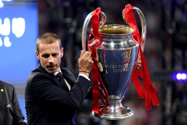 Uefa president Aleksander Ceferin has also vowed to ban clubs and players involved in a European Super League from its club and international competitions