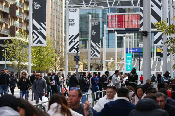 The number of people infected with Covid-19 in the UK dropped sharply for a second week in a row last week, new figures from the Office for National Statistics (ONS) show.