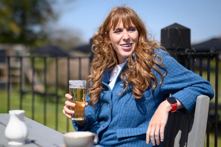 Angela Rayner Visits Pub Landlord To Discuss Lockdown Challenges