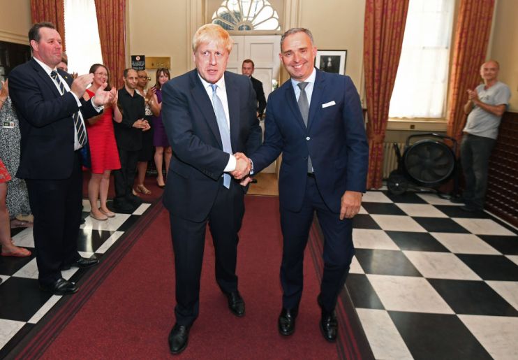 Boris Johnson Arrives In Downing Street To Take The Office Of Prime Minister