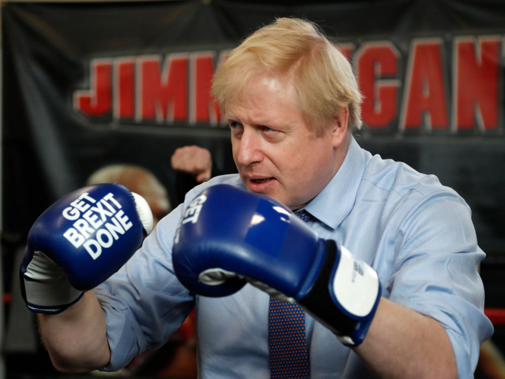 Boris Johnson Campaigns in Manchester
