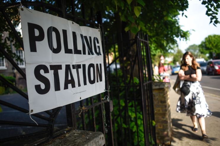 British Voters Go To The Polls In The European Elections