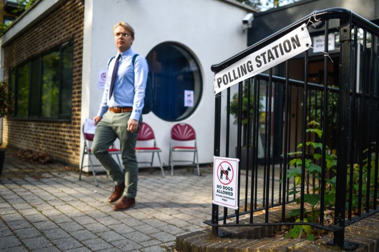 British Voters Go To The Polls In The European Elections