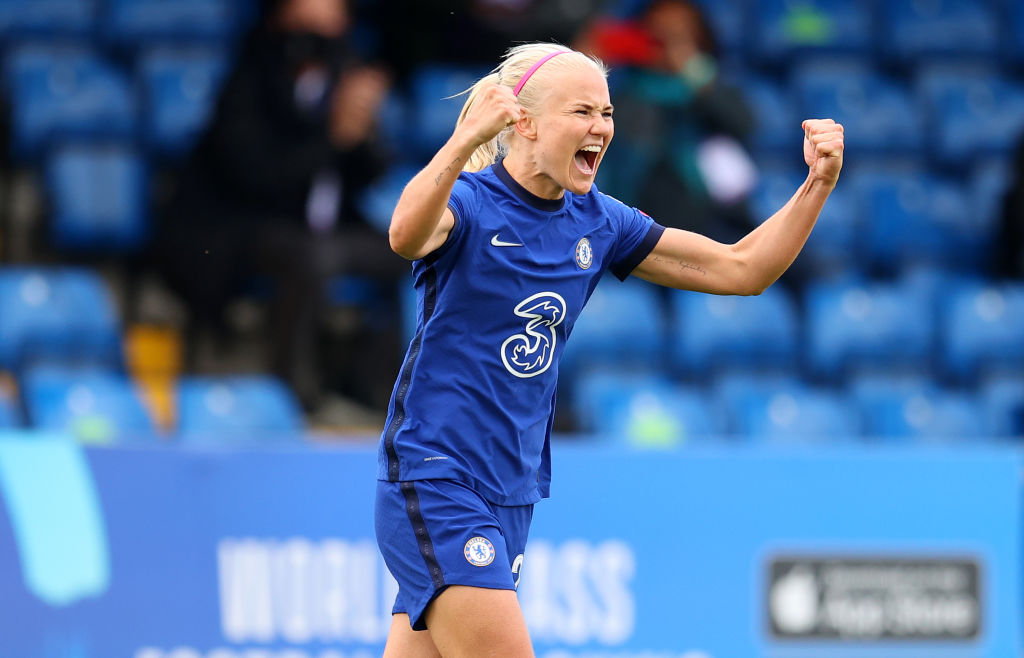 Pernille Harder is one of the world's leading players and will be aiming to win the Women's Champions League with Chelsea next weekend