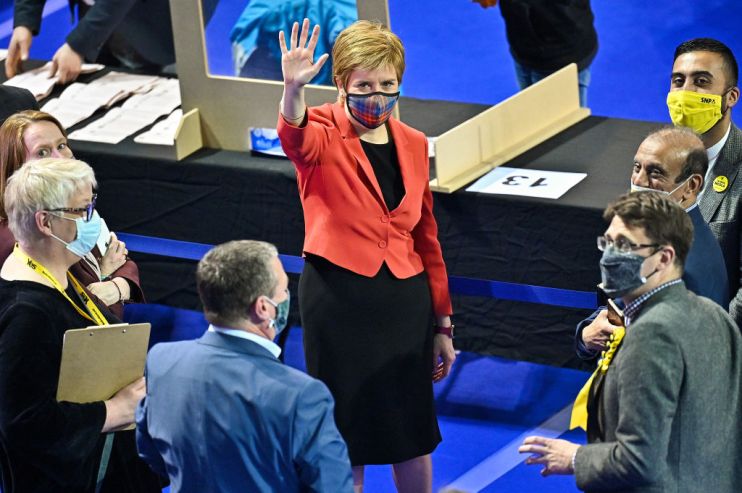 Holyrood Election Count and Declarations Take Place In Glasgow
