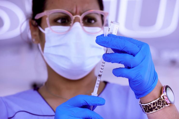 Immigrant Community And Union Workers Receive COVID-19 Vaccinations