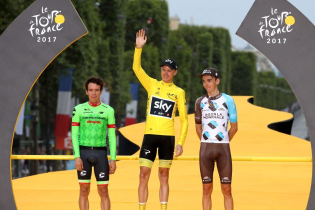 Froome won his fourth Tour de France title in 2017 and is seeking a record-equalling fifth