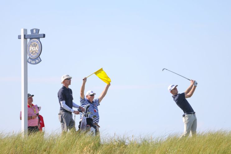 The leading players in men's golf are vying for a first prize of $1.98m in the US PGA Championship this week