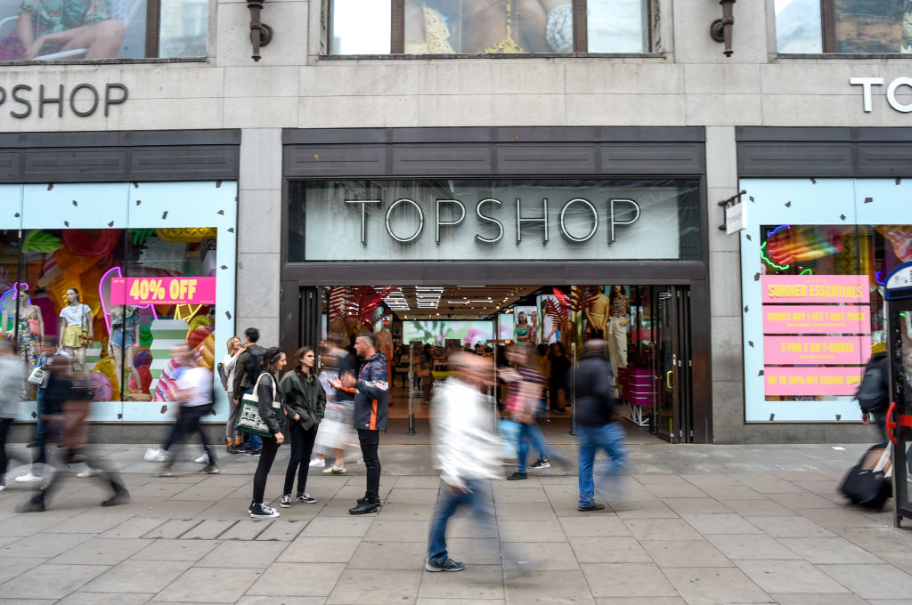 Topshop in happier times (Photo by Peter Summers/Getty Images)