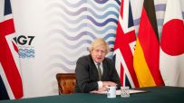 UK Prime Minister Hosts Virtual Meeting Of G7 Leaders