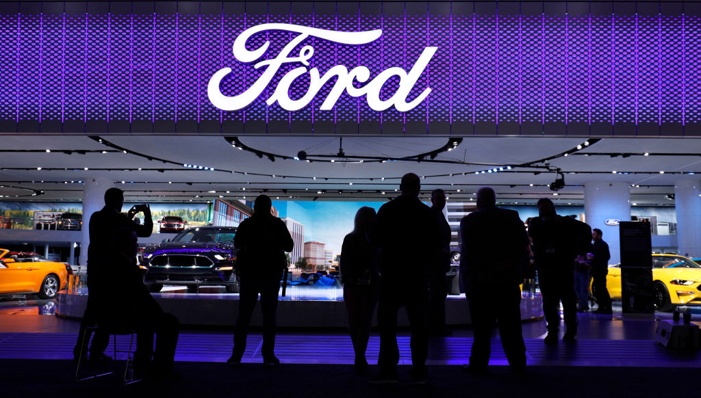 Ford today said that it was aiming for 40 per cent of its sales to be of electric cars by 2030, sending shares up 7.0 per cent today.