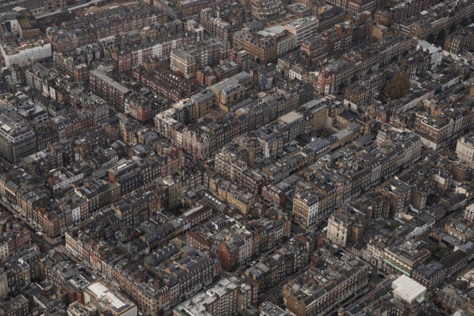 Aerial Views Of London As England Starts Second Lockdown