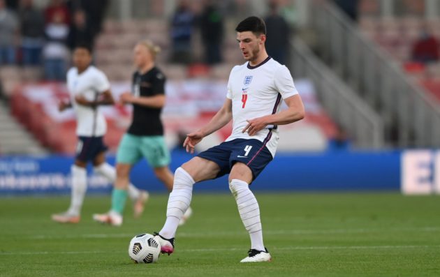 Phil Foden and Jack Grealish may be the fans' favourites, but Hoddle believes Declan Rice is England's most important player