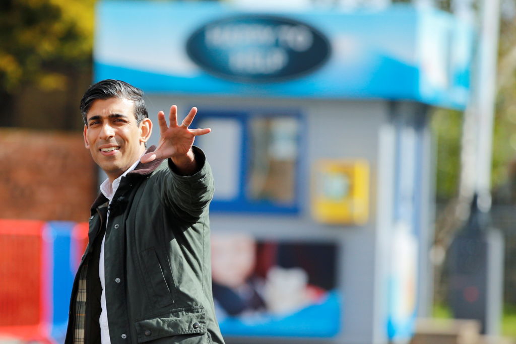 Rishi Sunak Visits Rhyl On Final Day Before Election
