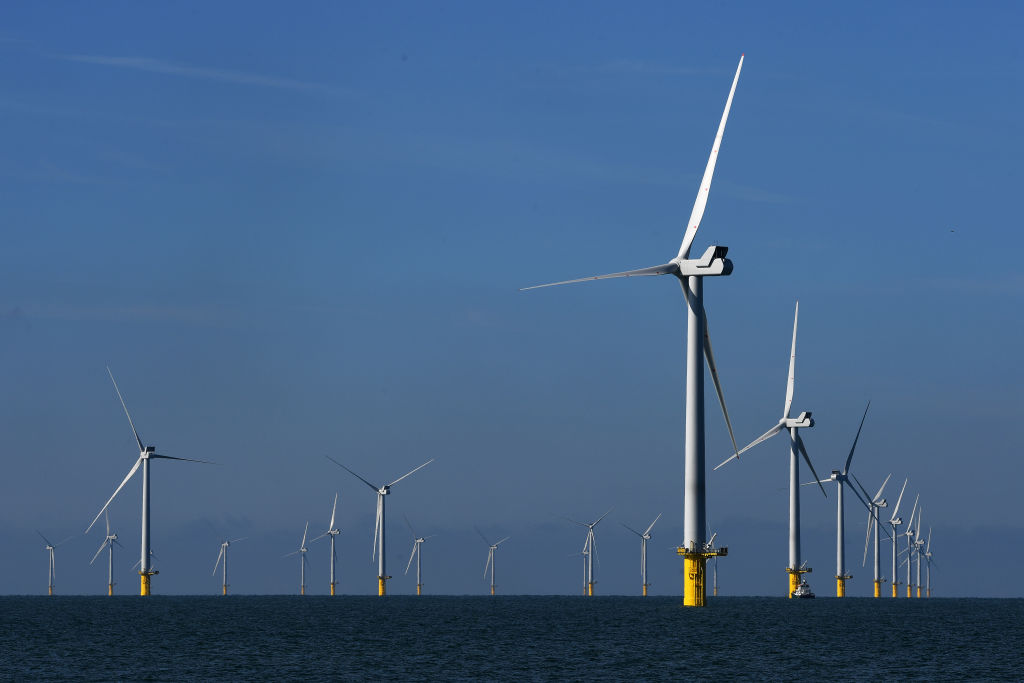 A raft of new wind farms has sent the value of the Queen's property holdings up 7.5 per cent over the last year, the Crown Estate announced today.
