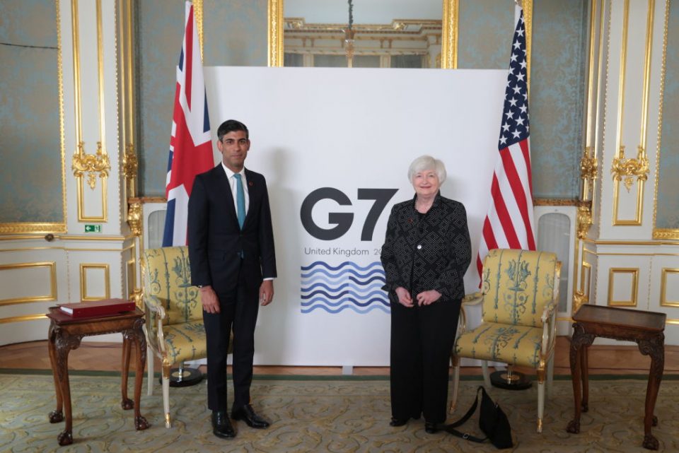 Chancellor Rishi Sunak has said he is "confident" of making "concrete progress" towards a global deal for taxing digital giants when the G7 finance ministers meet over the weekend.