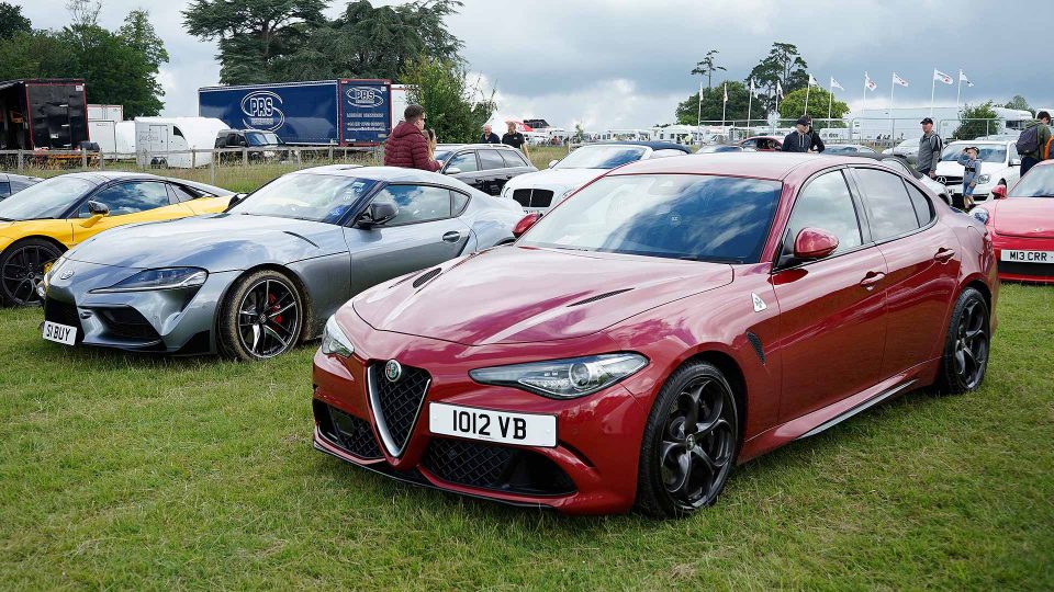 Toyota GR Supra and Alfa Romeo Giulia Quadrifoglio