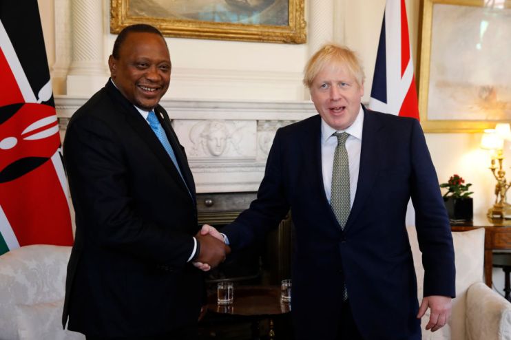 Boris Johnson Hosts Kenyan President Uhuru Kenyatta