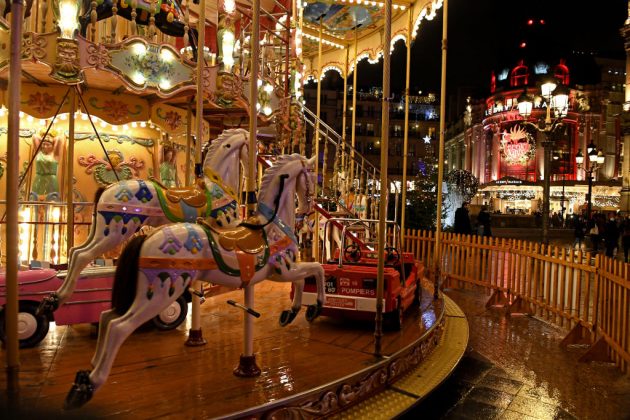 Christmas Lights And Decorations Are Displayed At Paris City Hall