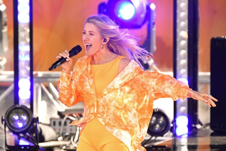 Ellie Goulding Performs On ABC's "Good Morning America"