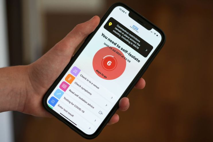 England Faces 'Pingdemic' As NHS App Orders Quarantines Amid Covid-19 Surge