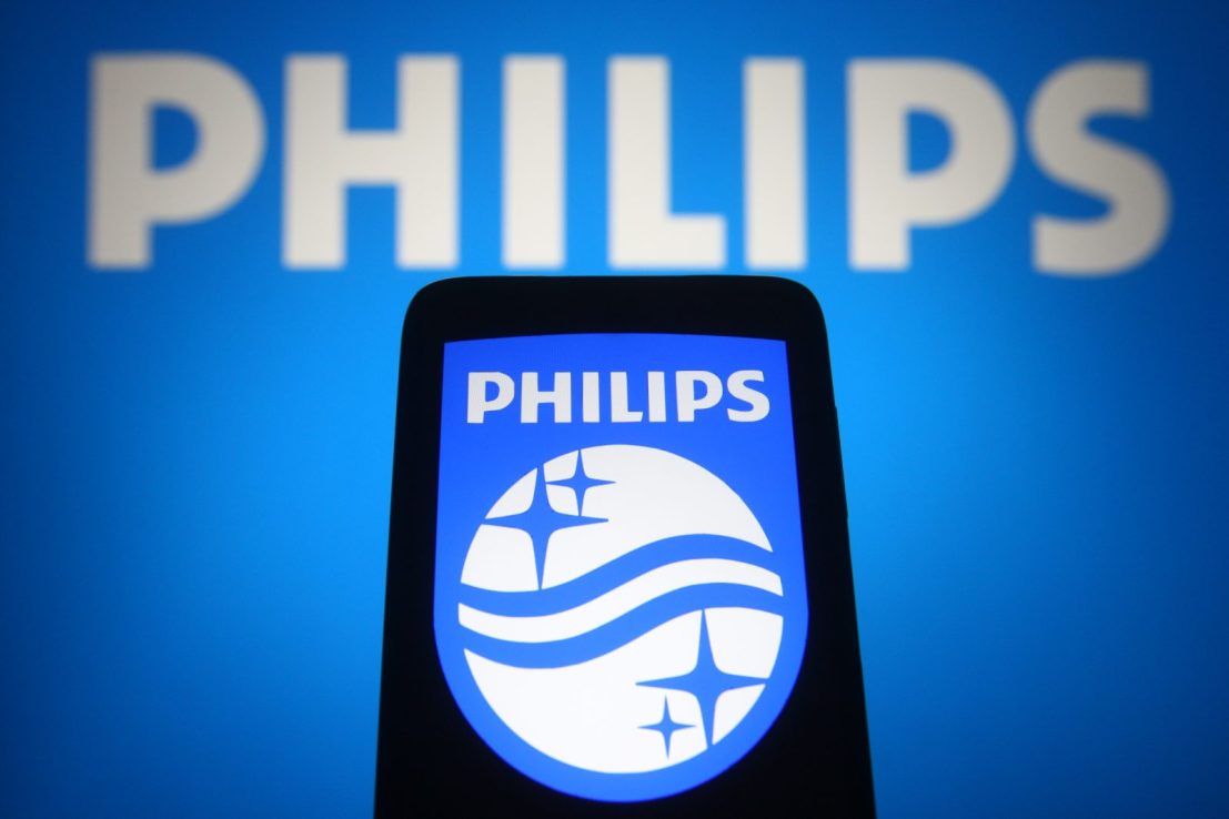 Dutch health technology manufacturer Philips raised its full-year outlook on Monday even as its order intake sagged. (Credit: Getty)