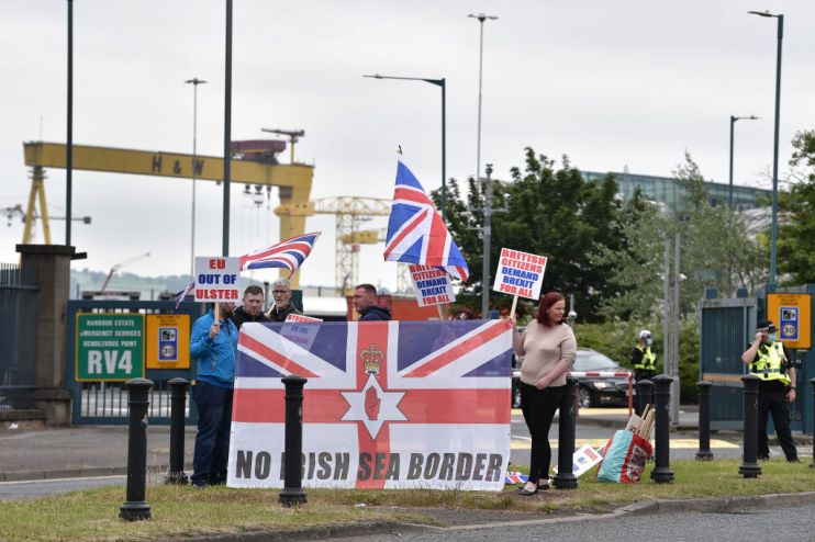 Loyalists Protest The Northern Ireland Protocol