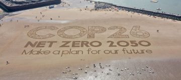 Sand Artwork Highlights Climate Change Ahead Of COP26