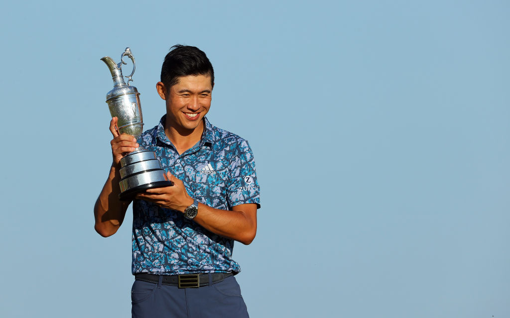 Collin Morikawa won the Open Championship at Royal St George's on Sunday, his second major title