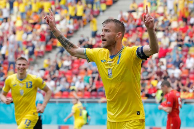 West Ham winger Yarmolenko's dribbling has been a potent weapon for Ukraine so far at Euro 2020