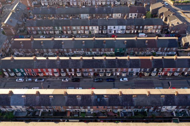 Aerial Views Of Anfield As Football Remains Suspended Due To Coronavirus