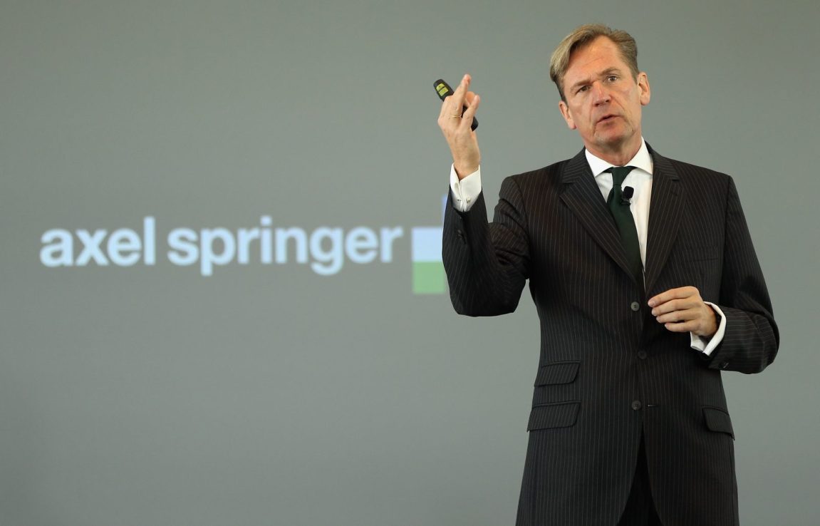 Axel Springer chief executive Mathias Doepfner