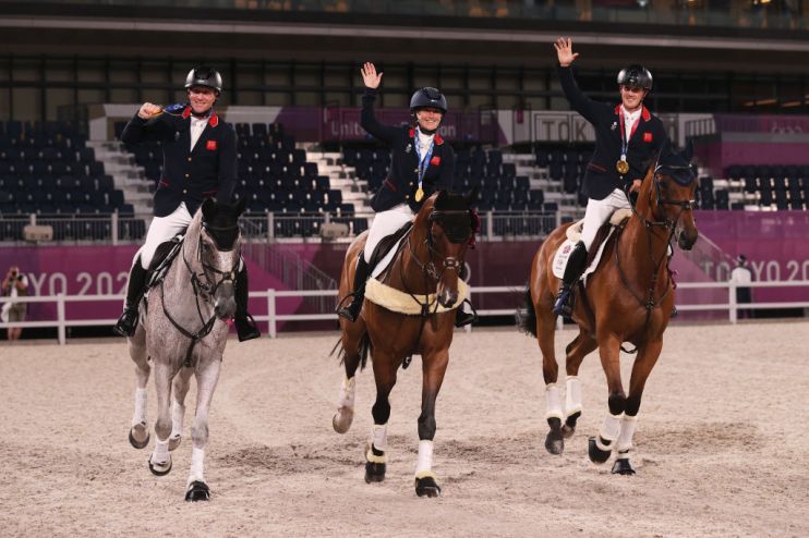 Team GB's Oliver Townend, Laura Collett and Tom McEwen won gold in the team eventing at the Tokyo 2020 Olympics and McEwen later added individual silver