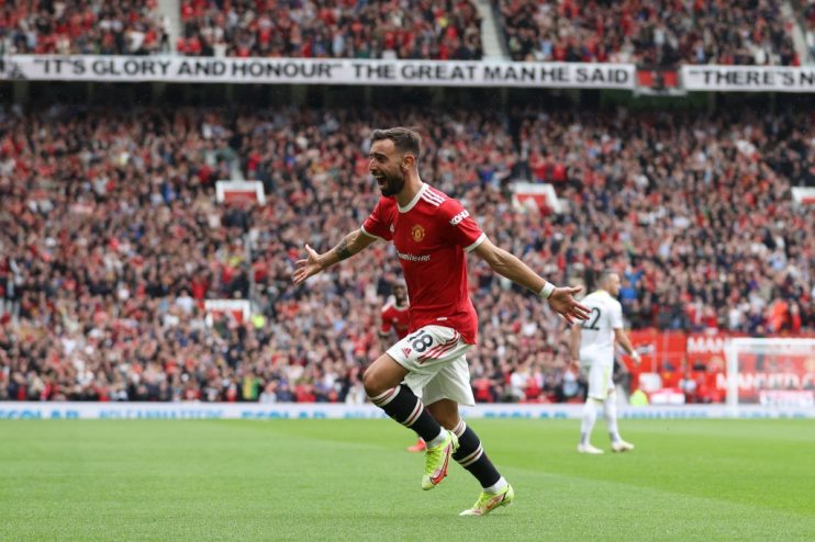 Bruno Fernandes hit a hat-trick in Manchester United's 5-1 win over Leeds United as Premier League clubs scored 34 goals on the opening weekend
