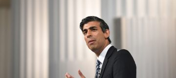 Rishi Sunak Delivers 'Mansion House' Speech At The Professional And Financial Services Dinner