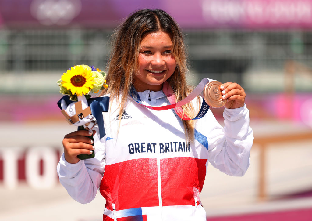Sky Brown - aged 13 years and 28 - days won skateboarding bronze to become Britain's youngest ever Olympic medallist