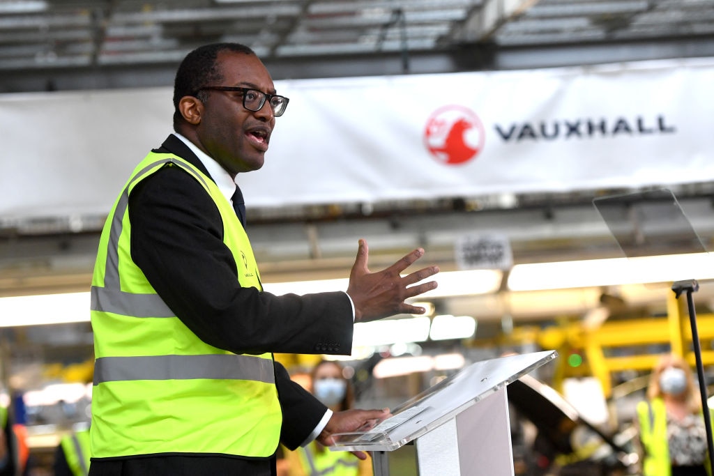 Kwasi Kwarteng, Secretary of State for Business, Energy and Industrial Strateg. (Photo by Anthony Devlin/Getty Images for Vauxhall)