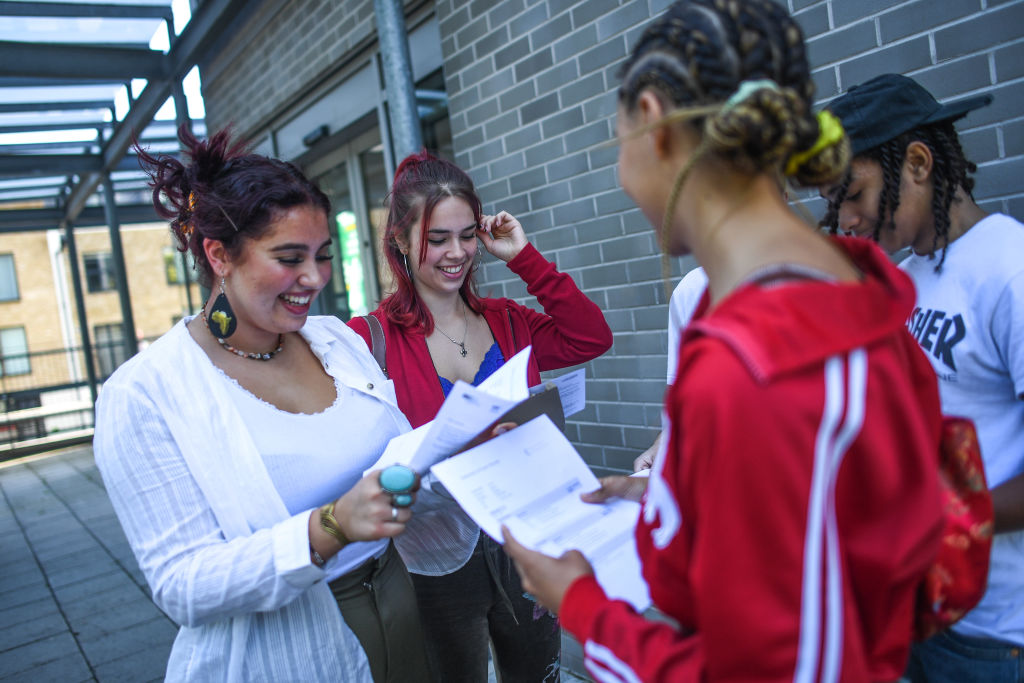Students Receive A Level Results In England and Wales