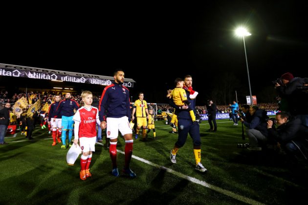 Sutton hosted Arsenal during an FA Cup run in 2016-17 that earned the club around £1m