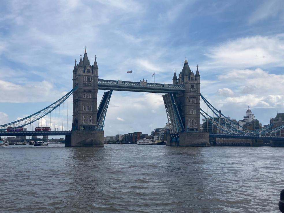 Tower Bridge is stuck in the open position