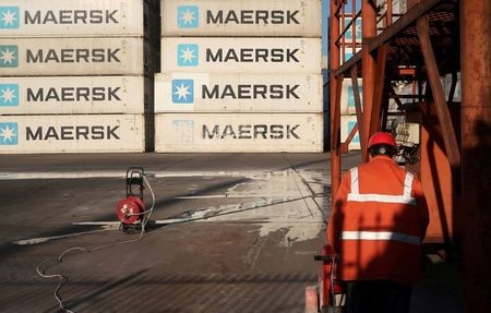 Maersk is reporting a downturn in earnings after two booming years