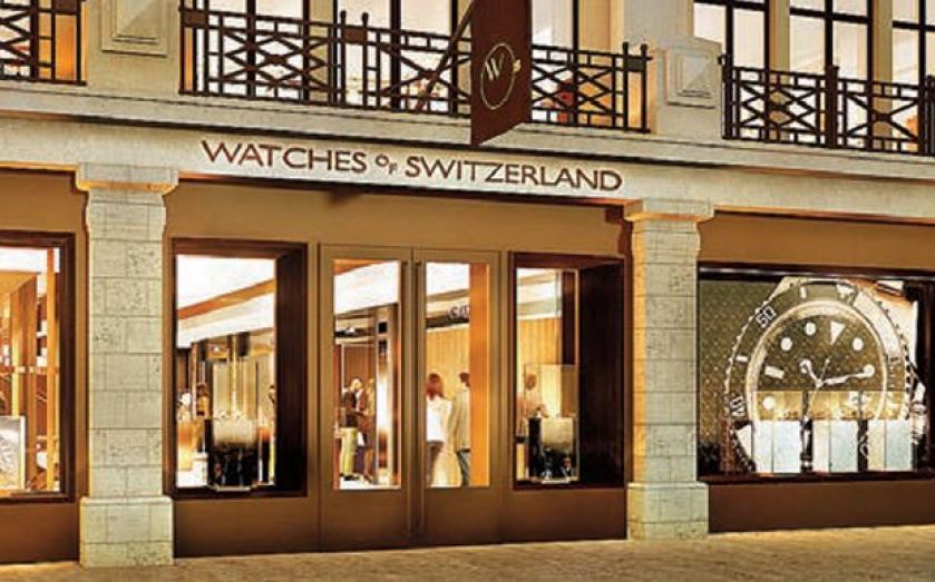 Watches of Switzerland reported revenue growth of two per cent in constant currency for the first half.