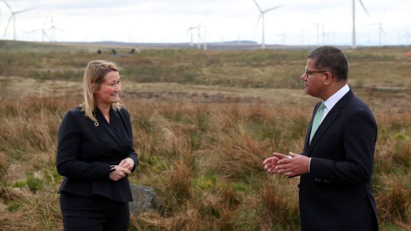 Alok Sharma Visits Glasgow To Mark Six Months Until COP26