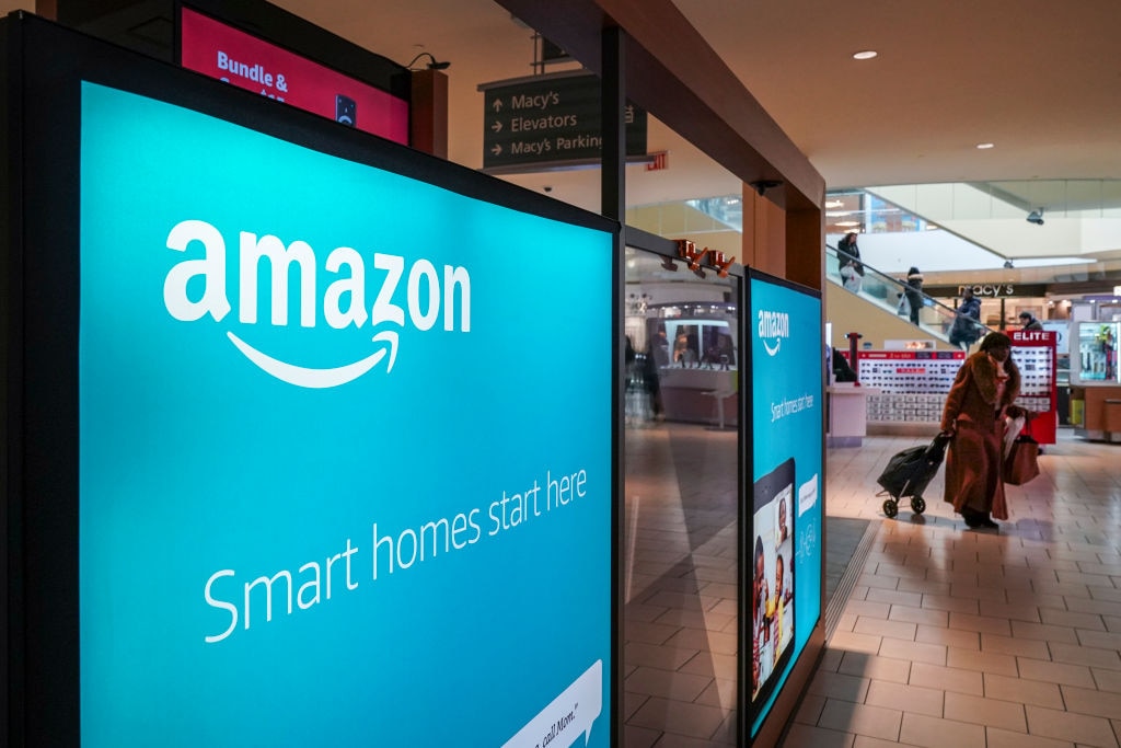 Amazon is planning on opening department stores in the US. (Photo by Drew Angerer/Getty Images)