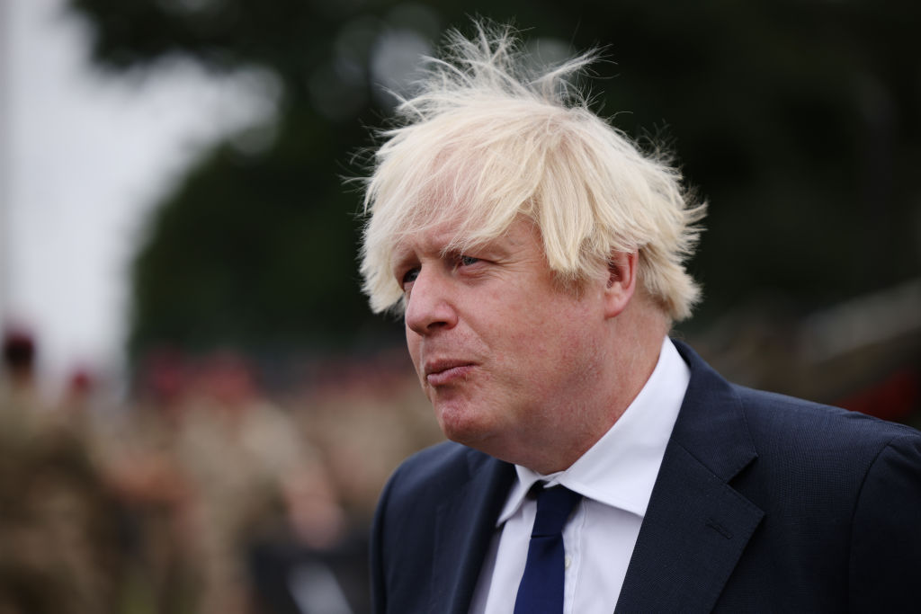 Boris Johnson Visits UK Military Personnel Who Worked On Afghan Evacuation
